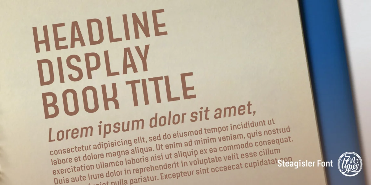 Steagisler Font Family preview 2