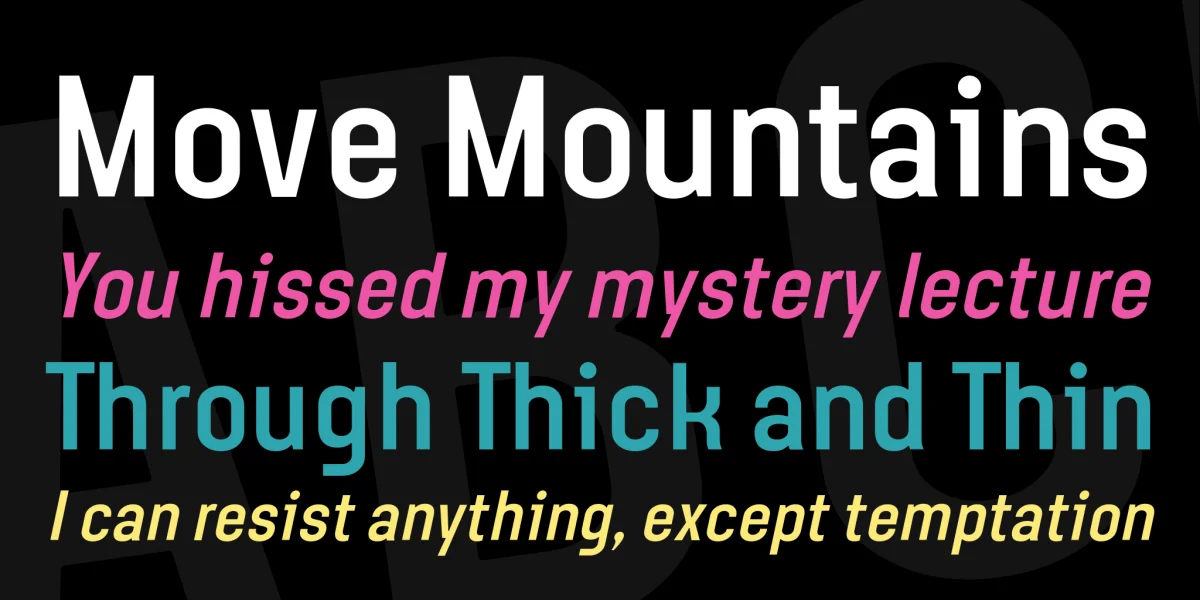 Steagisler Font Family preview 5