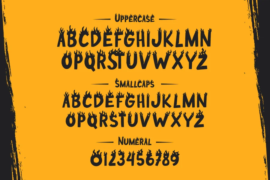 Steak House Font preview 2