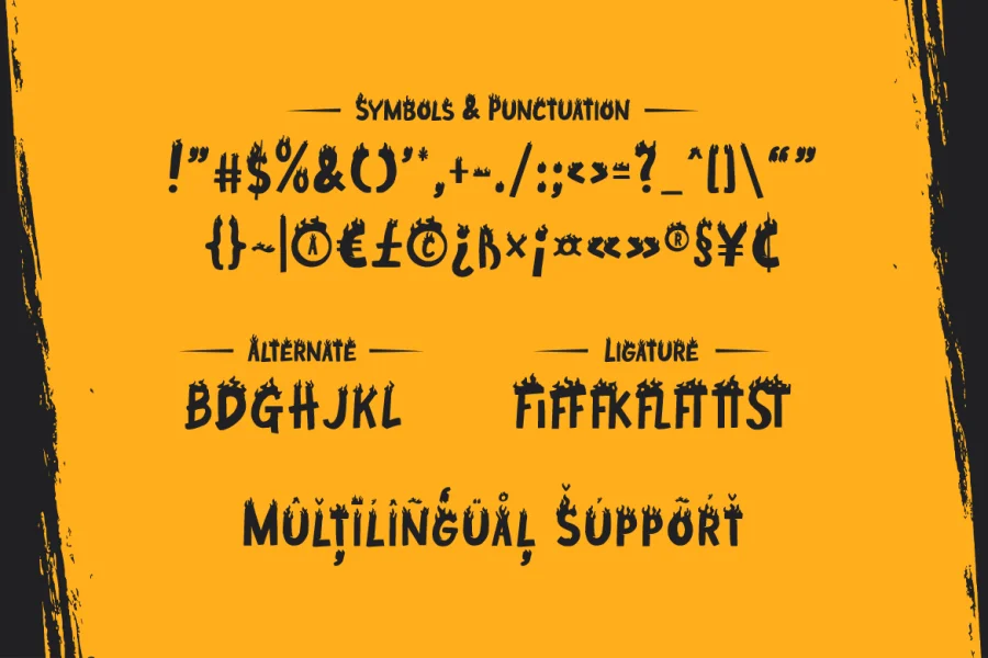 Steak House Font preview 3