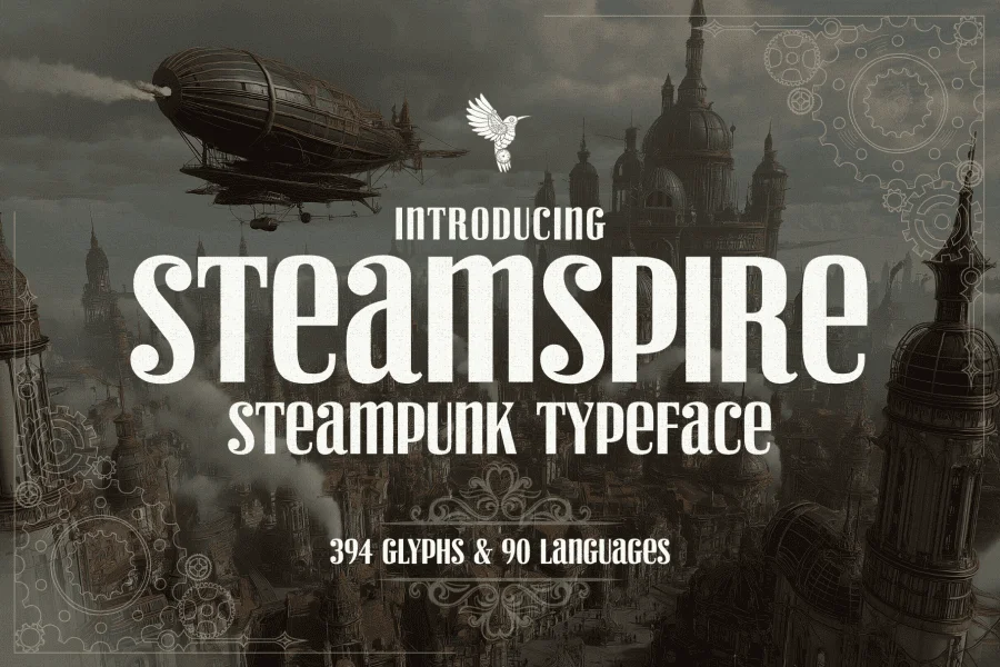 Steamspire Font