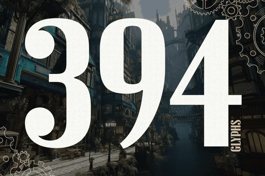 Steamspire Font preview 9