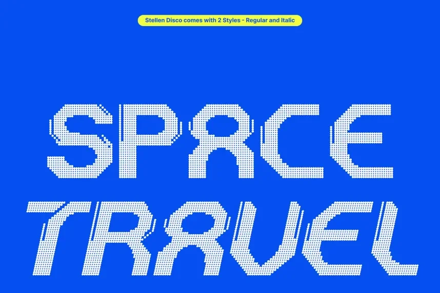 Stellen Disco Font preview 4
