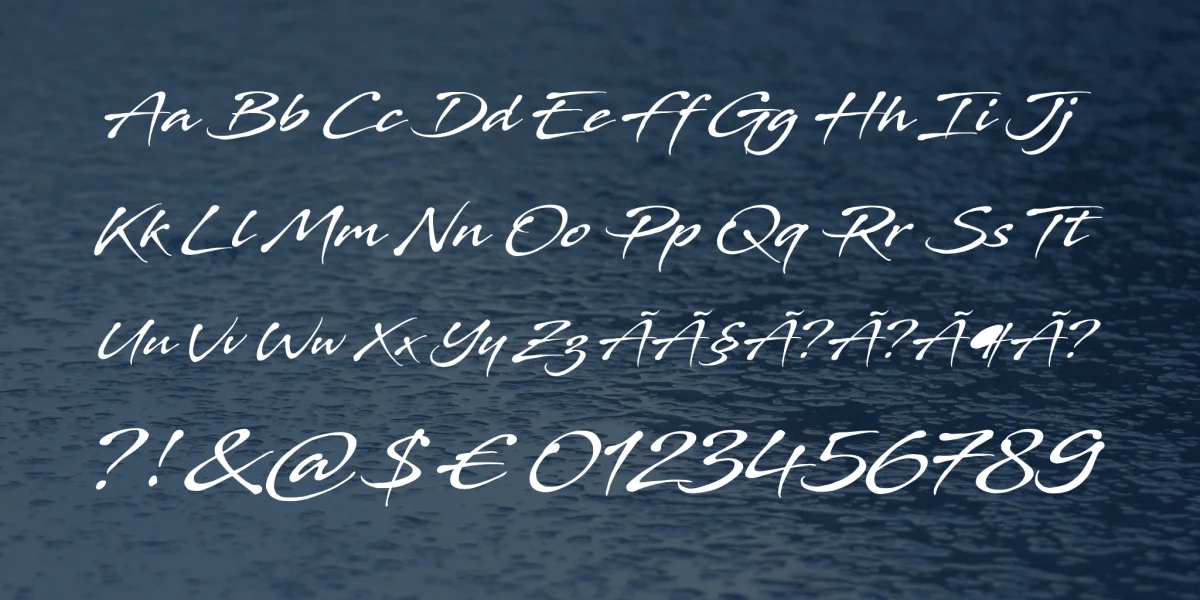 Stingray Font preview 3