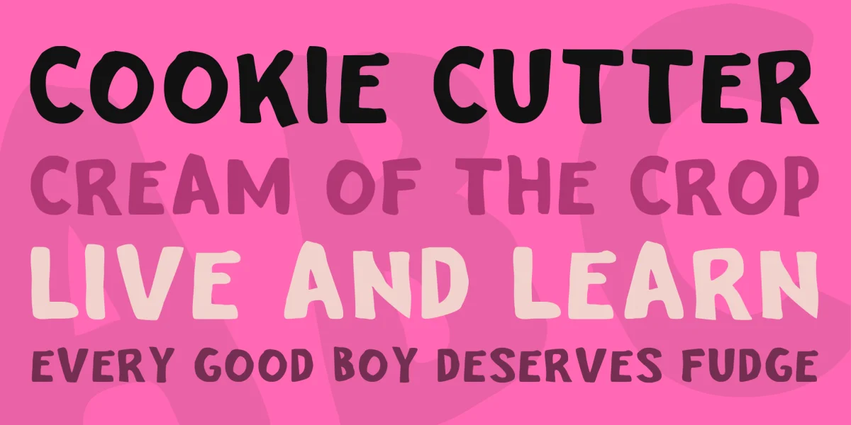 Stinky Kitty Font preview 2
