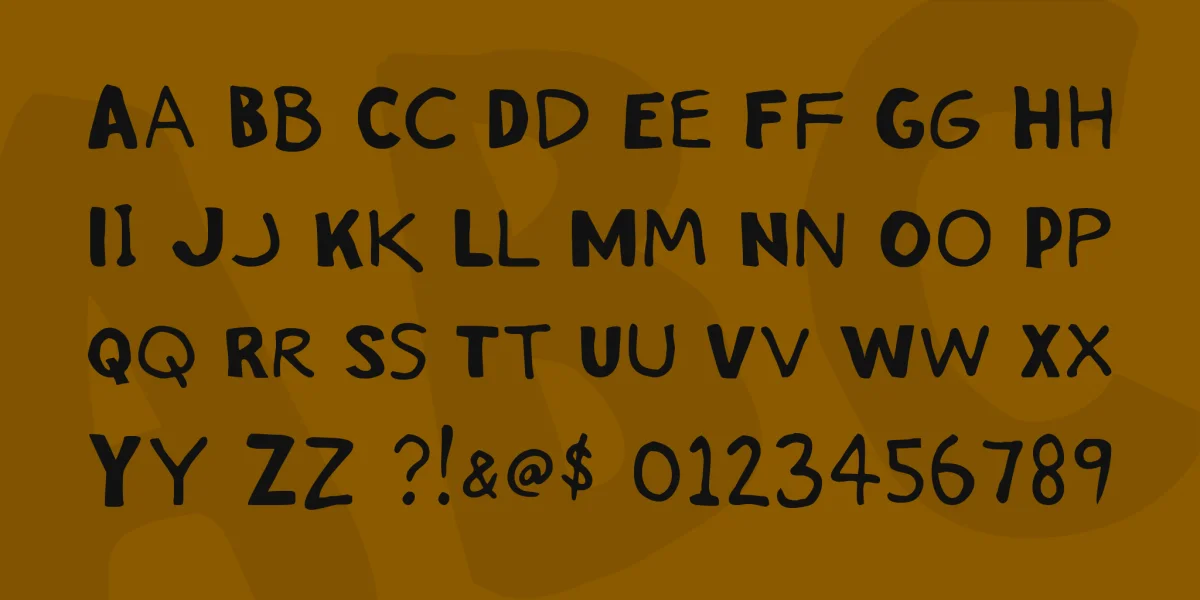 Stinky Kitty Font preview 5
