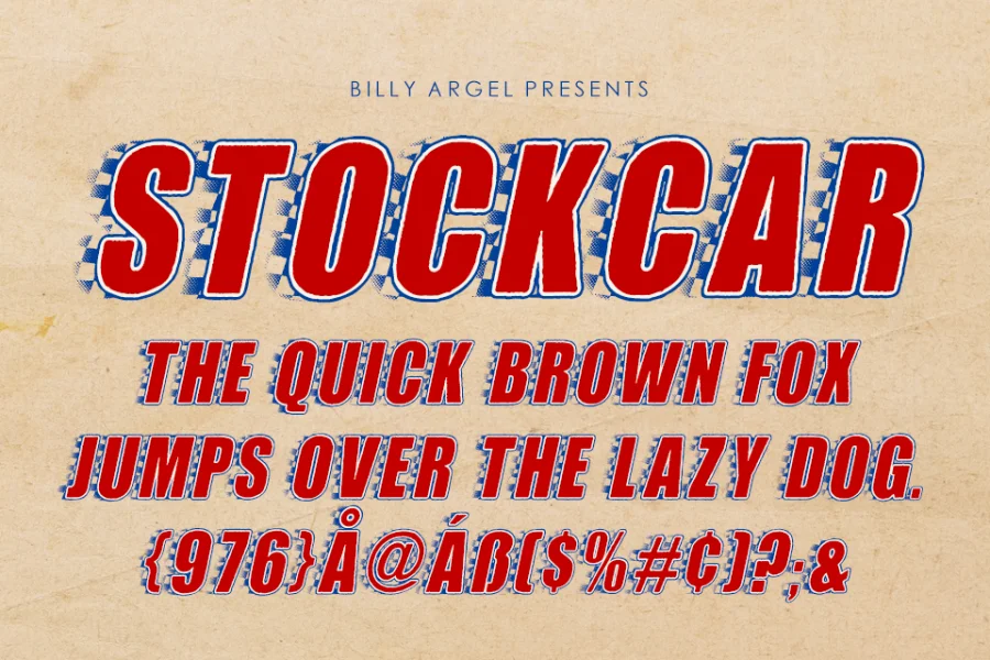 STOCKCAR PERSONAL USE Font