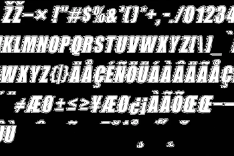 STOCKCAR PERSONAL USE Font preview 7