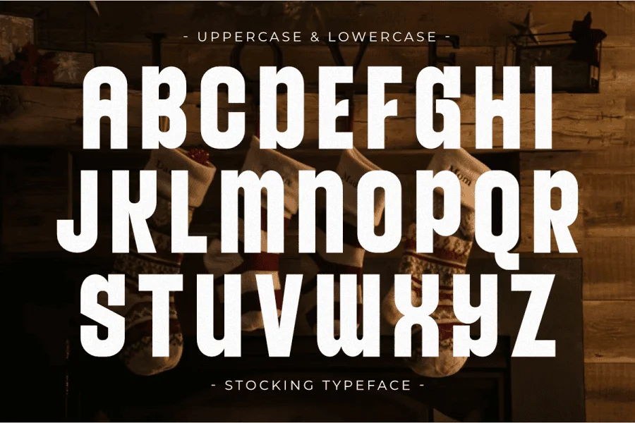 Stocking Font preview 5
