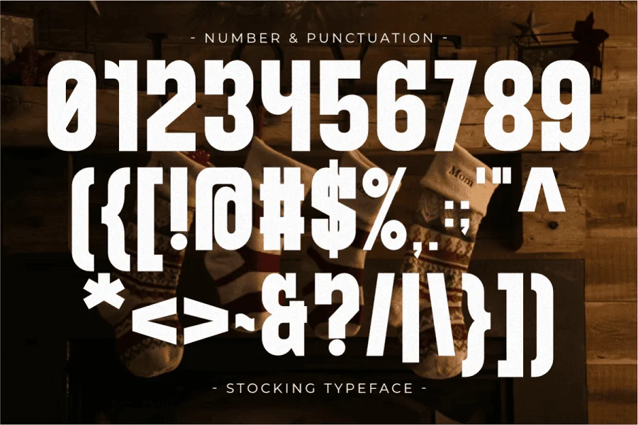 Stocking Font preview 6