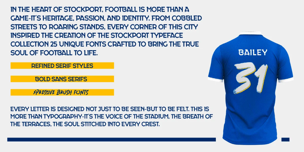 Stockport Font Family preview 2