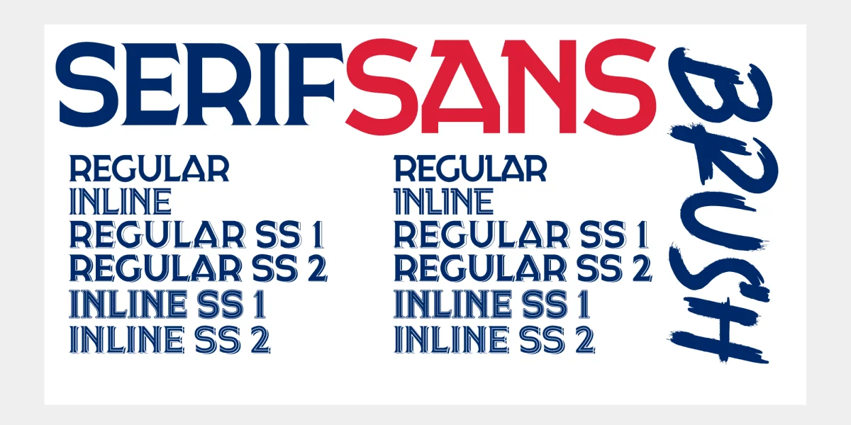 Stockport Font Family preview 3