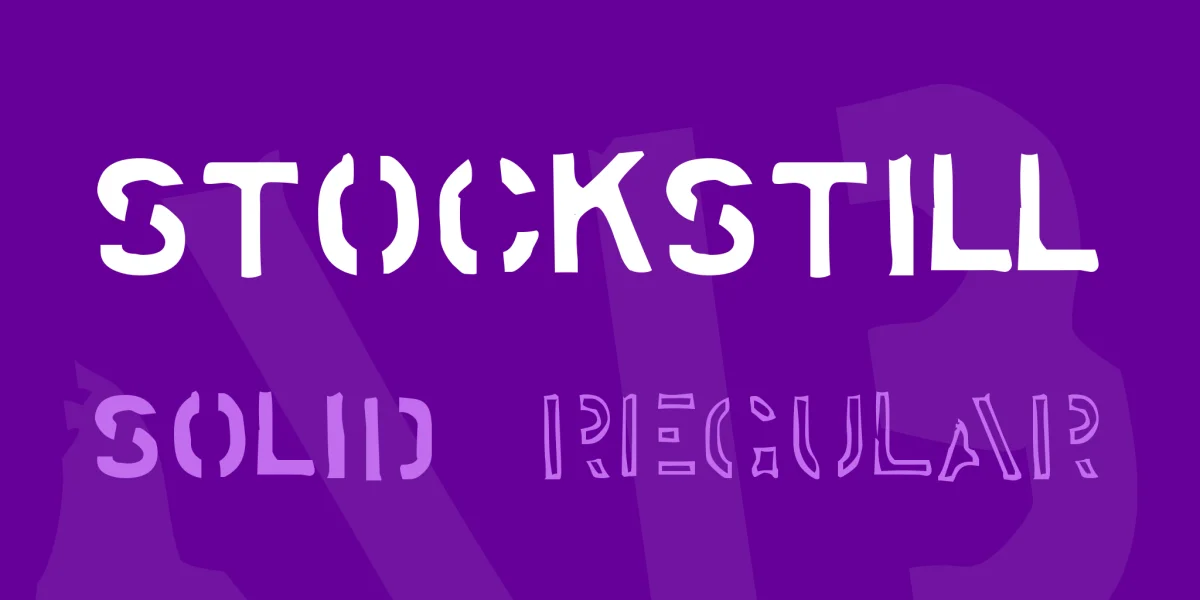 Stockstill Font Family