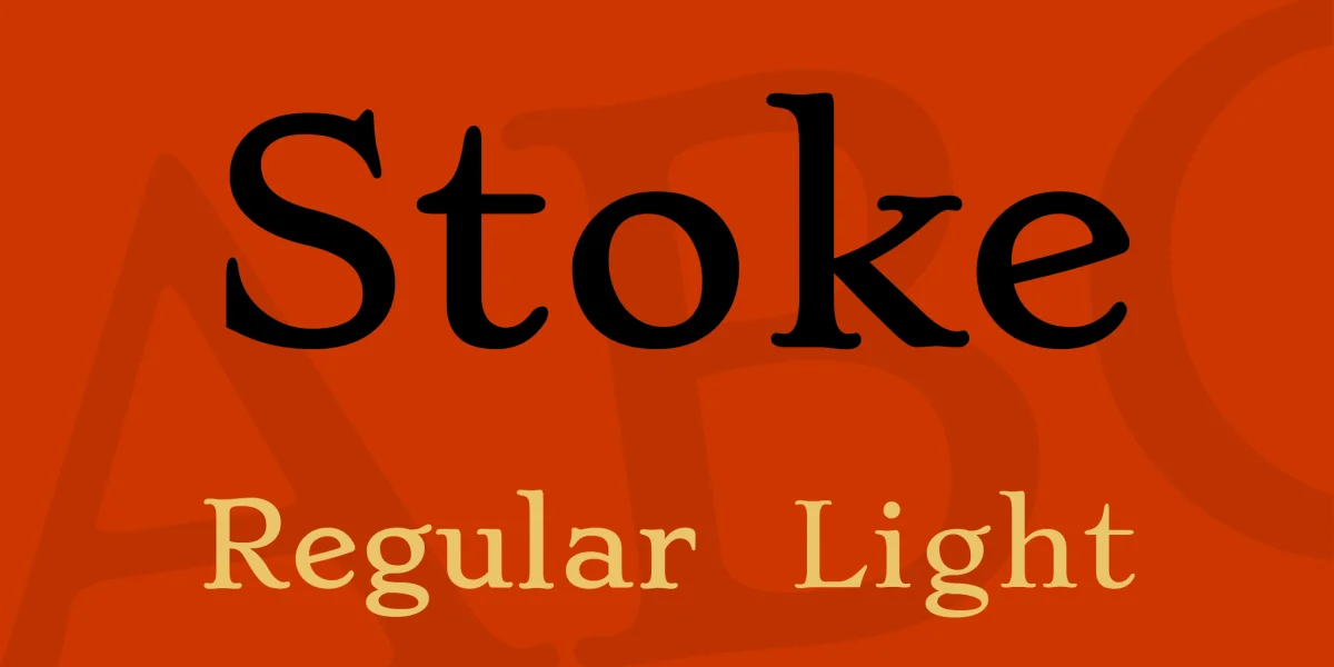 Stoke Font Family