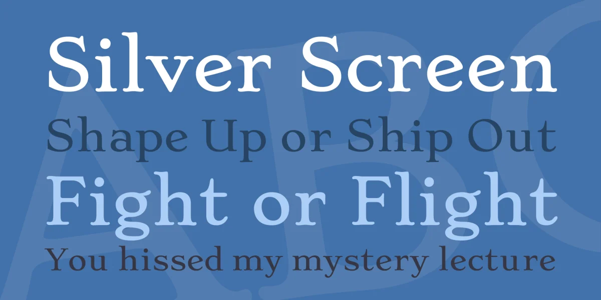 Stoke Font Family preview 2