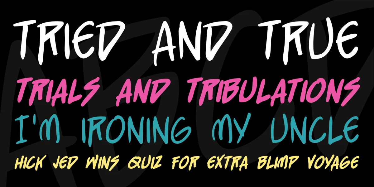Straight Jacket BB Font Family preview 2