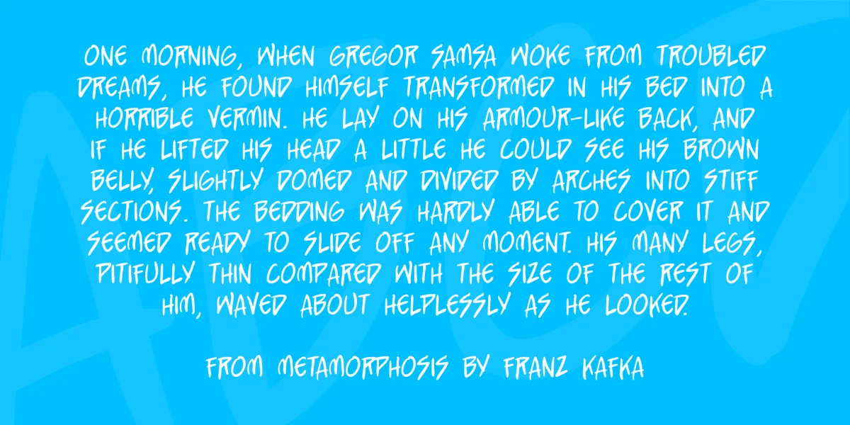 Straight Jacket BB Font Family preview 3