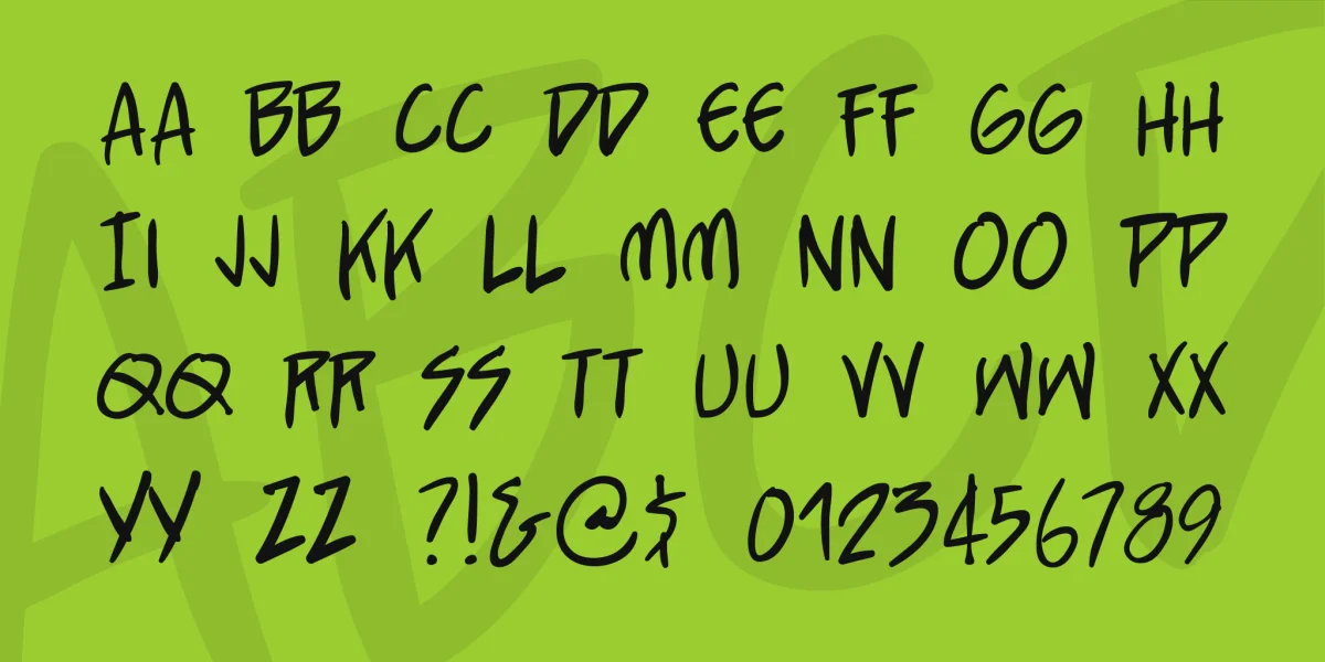 Straight Jacket BB Font Family preview 4