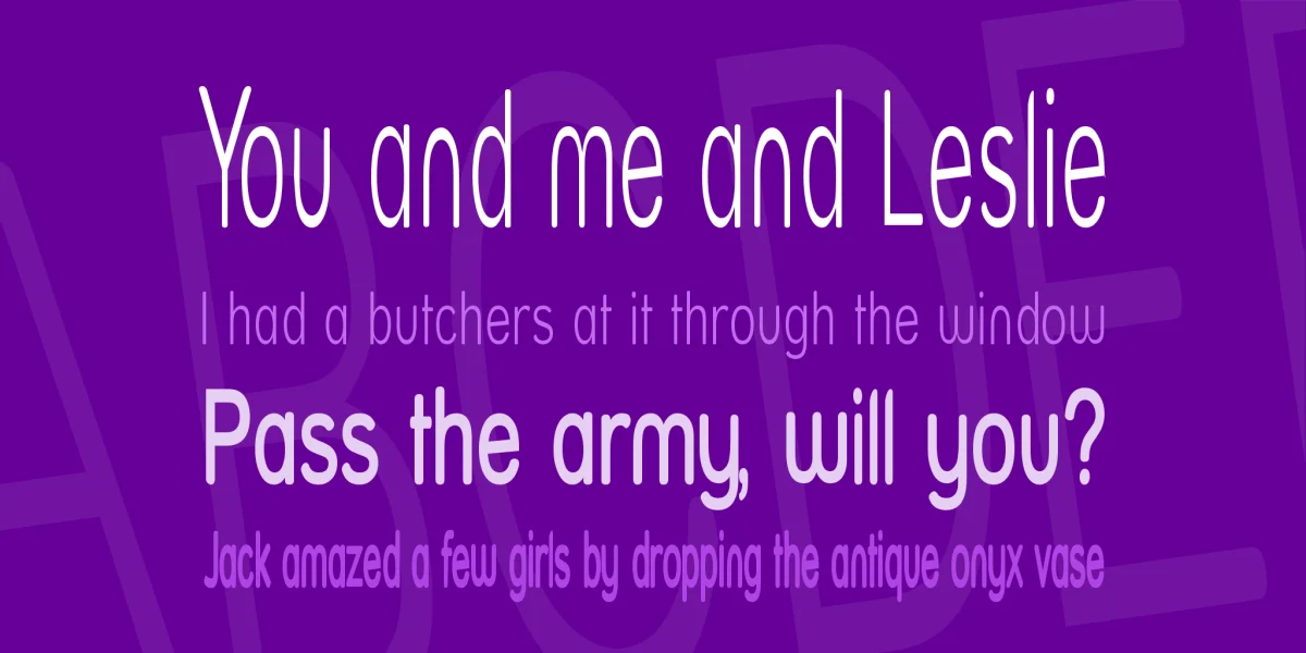 Street Font Family preview 2