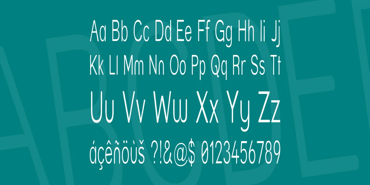 Street Font Family preview 3
