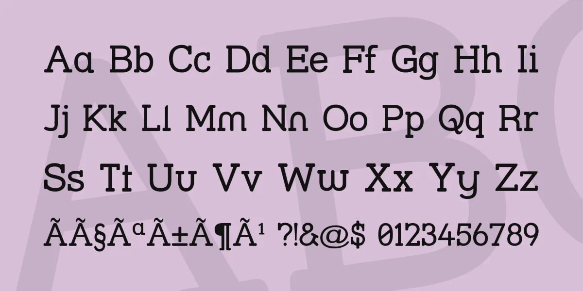 Street Slab Font Family preview 4