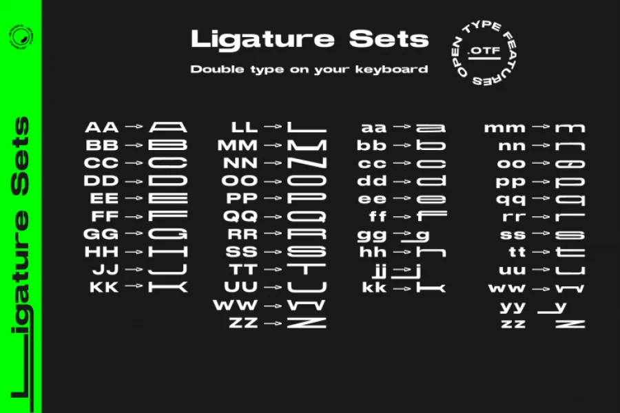 Stretch Pro Font Family preview 7