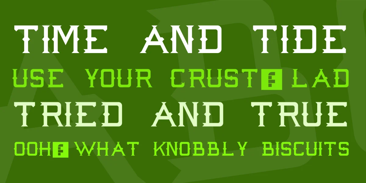 Strike 'Em Out Font preview 2