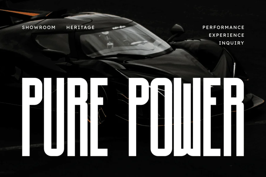 Striker Font preview 5