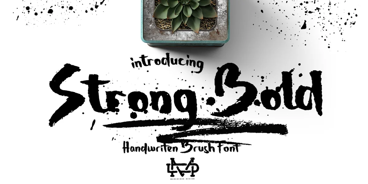 Strong Bold Font preview 2