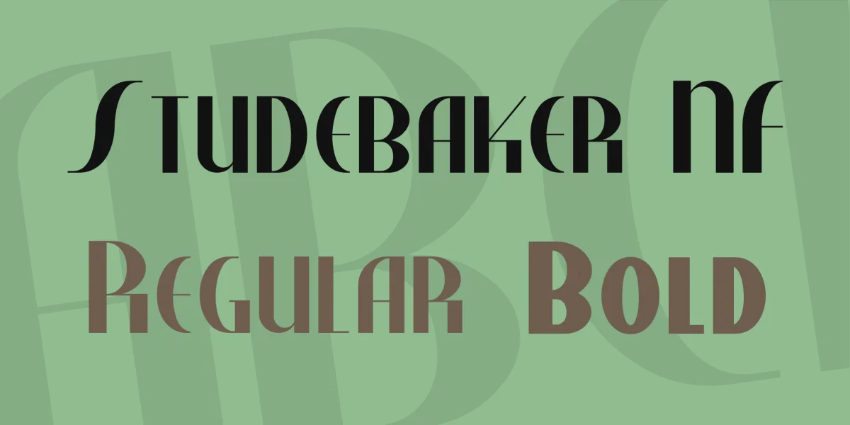 Studebaker NF Font Family
