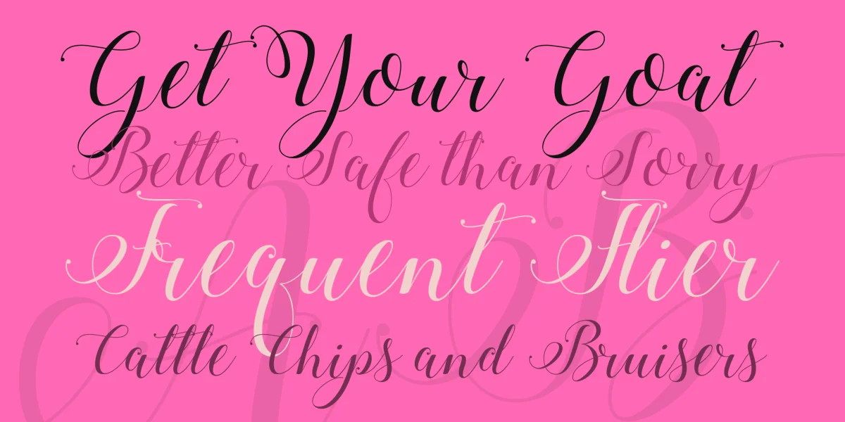 Stylish Calligraphy Demo Font preview 3