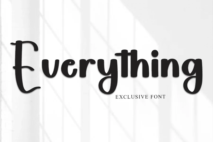 Stylish Outside Font preview 2