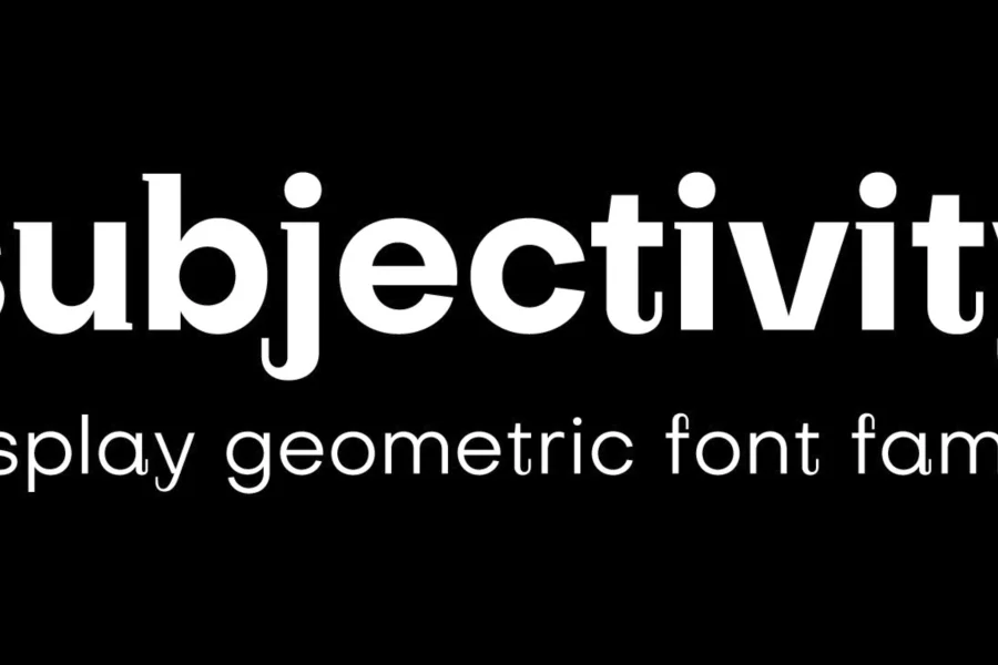 Subjectivity Font Family