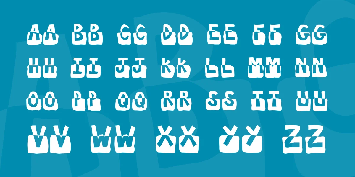 Submerged Font preview 2