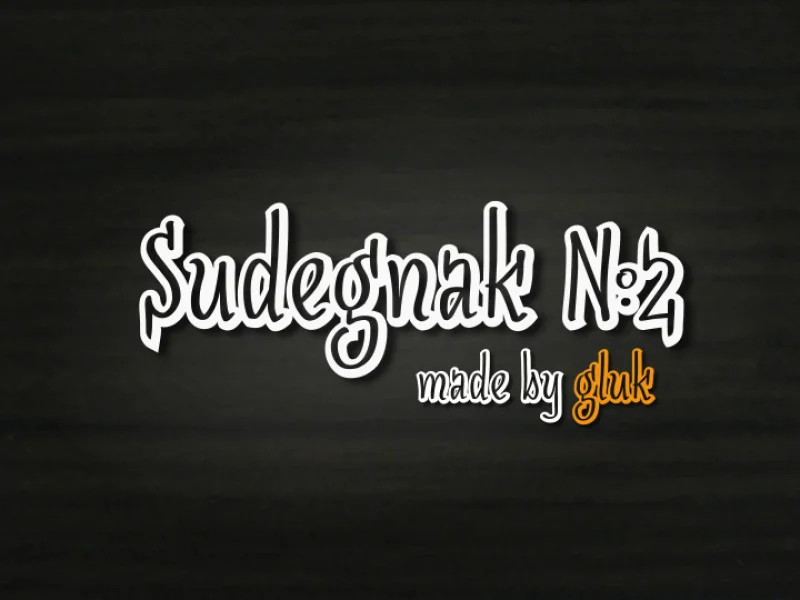 SudegnakNo2 Font