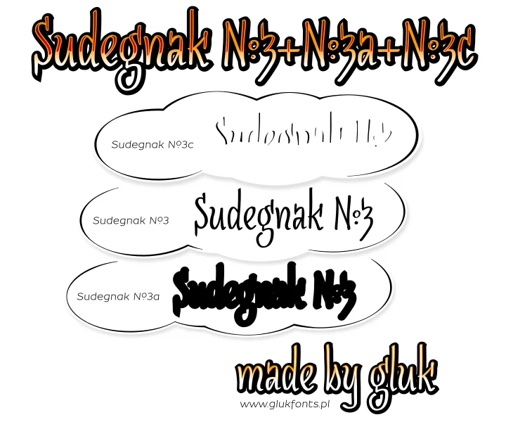 SudegnakNo3 Font Family preview 2