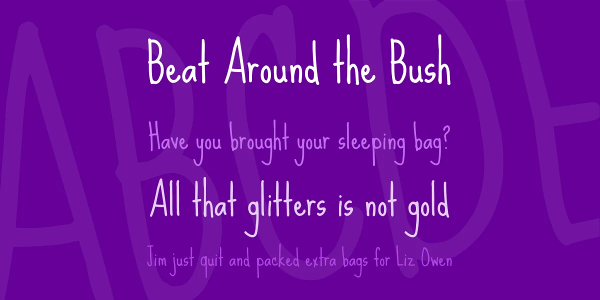 Sue Ellen Francisco Font preview 2