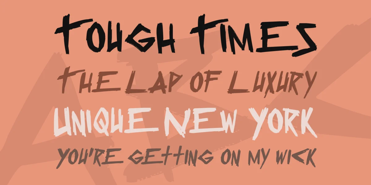 Sugar Death 2 Font Family preview 3