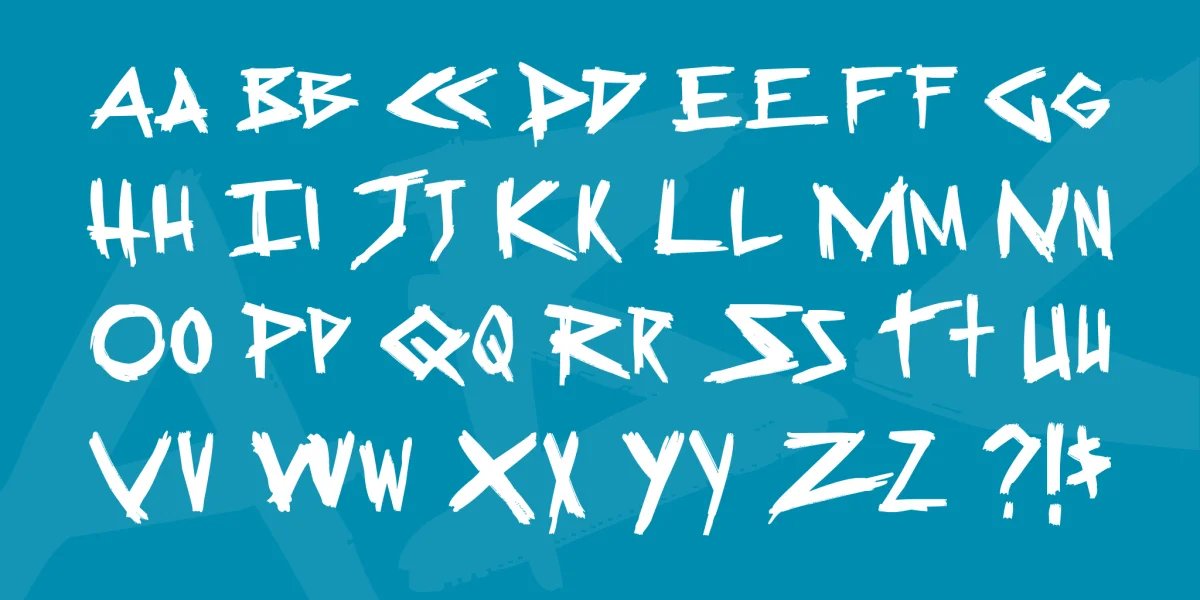 Sugar Death 2 Font Family preview 4