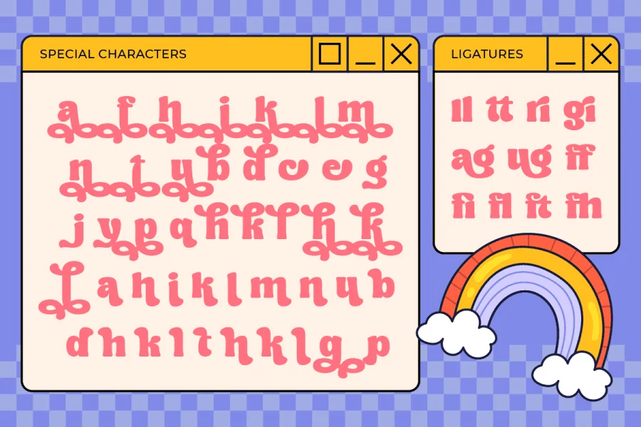 Sugar Peachy DEMO Font preview 4