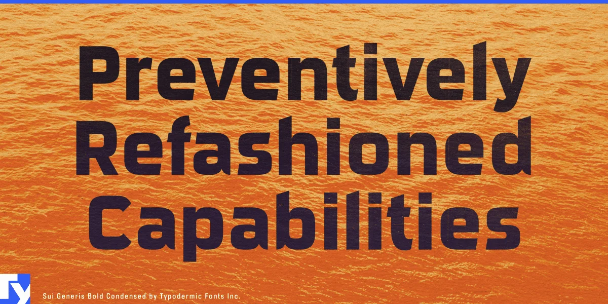 Sui Generis Font preview 4