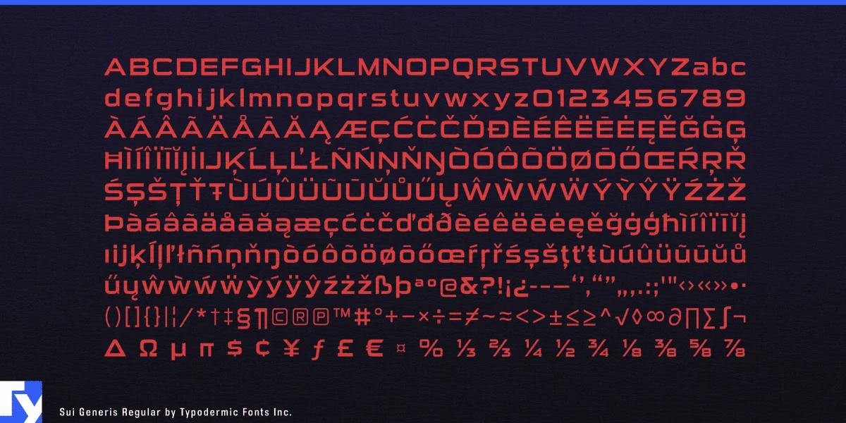 Sui Generis Font preview 7