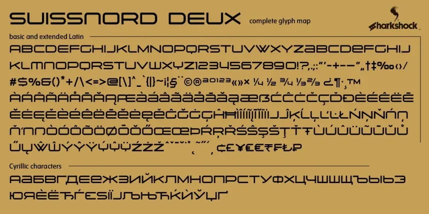 Suissnord Deux Font preview 6