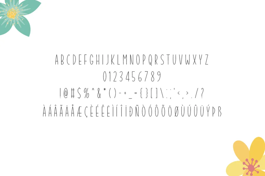 Summer Garden Font preview 5
