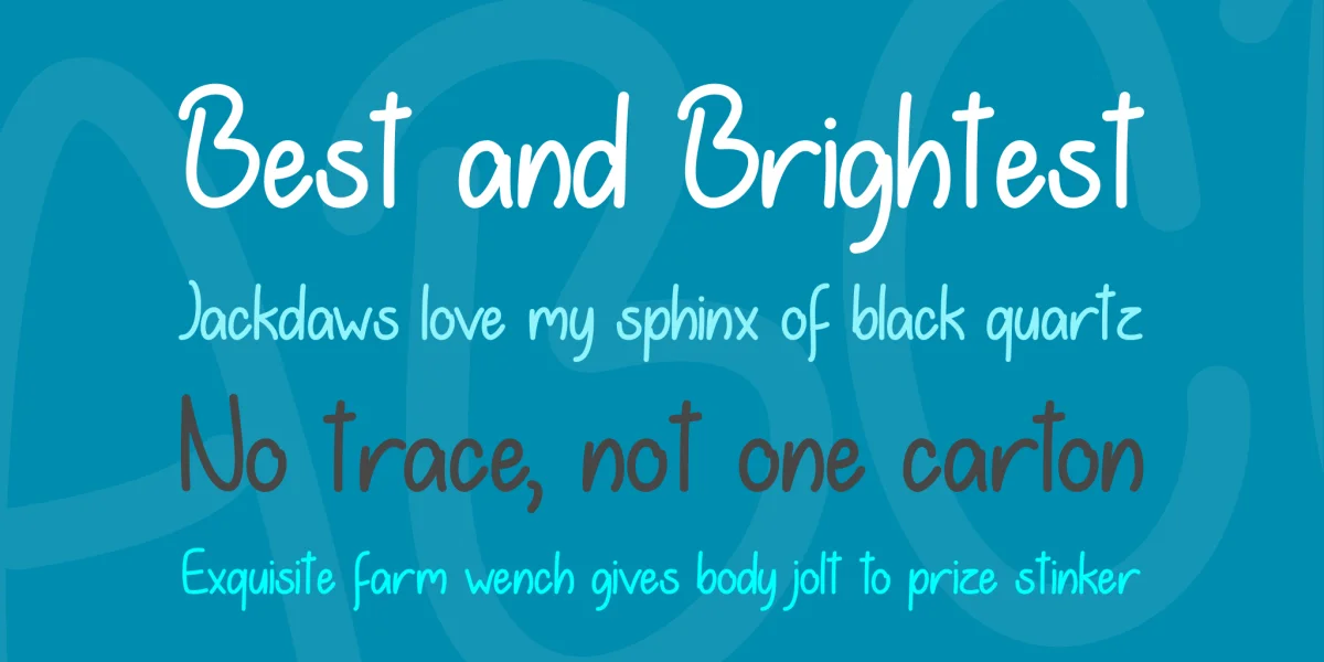 Summer in December Font preview 4