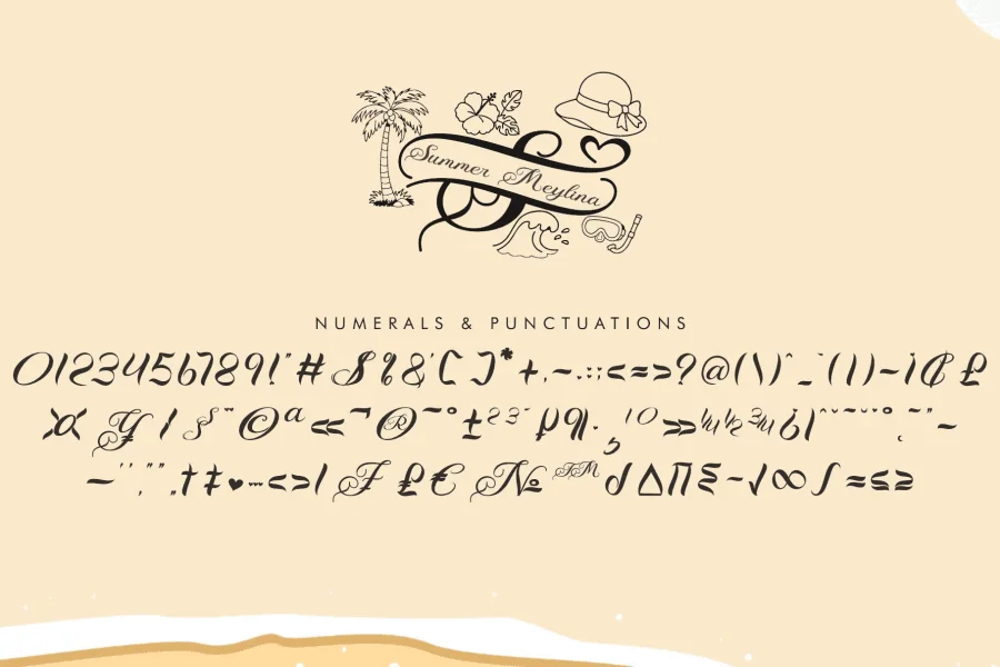 Summer Meylina Demo Font Family preview 6