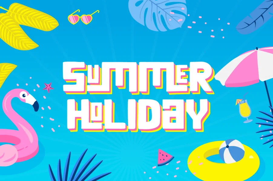 Summer Square Font Family preview 2