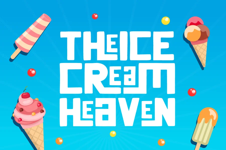 Summer Square Font Family preview 4