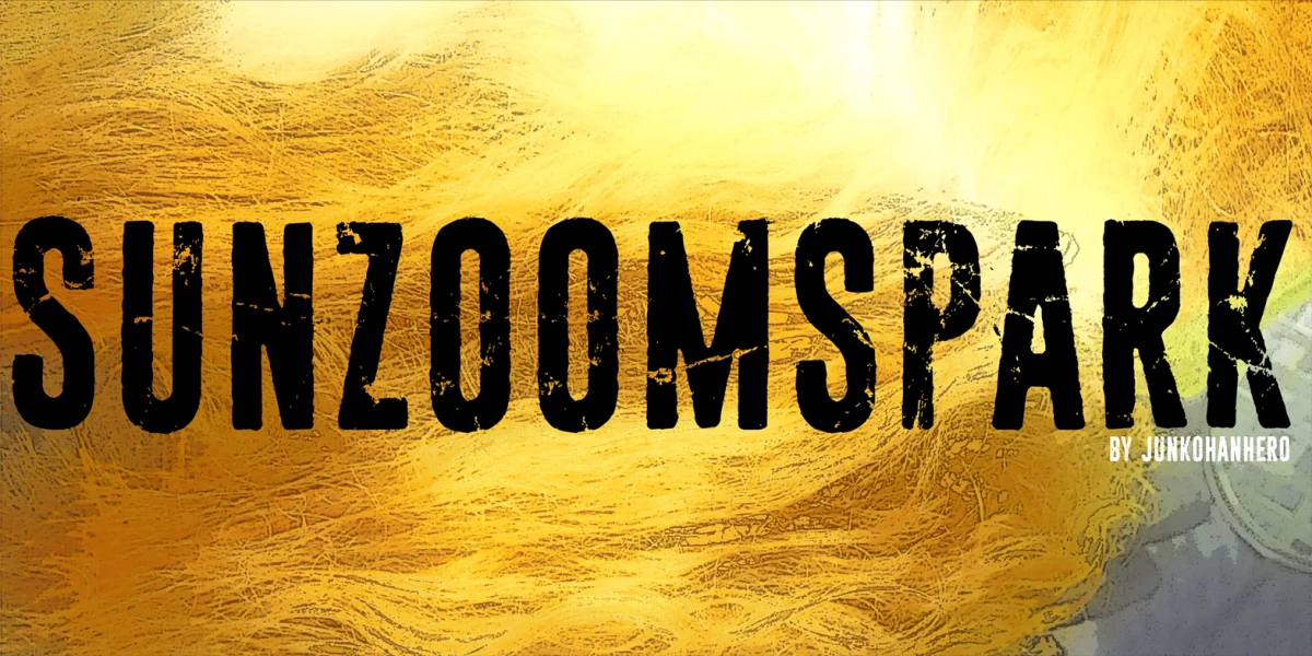Sun zoom spark Font