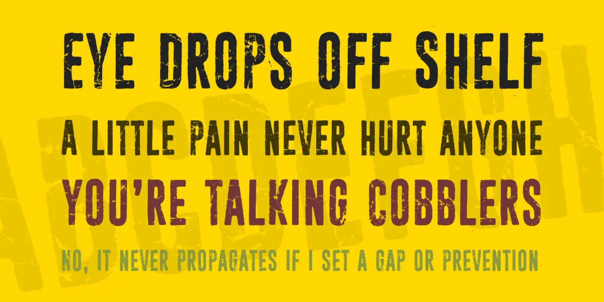 Sun zoom spark Font preview 8